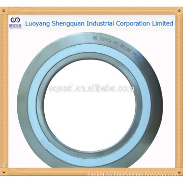 8 &quot;CL150 ss316 ptfe fabricante de juntas de boquilla en espiral